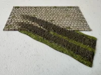 Right Hand Dirt Road Connector (Plain)